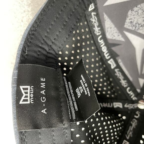 Melin A Game Hat Cap Strapback Gray Golf Adjustable Performance Outdoors Sports - Picture 5 of 8